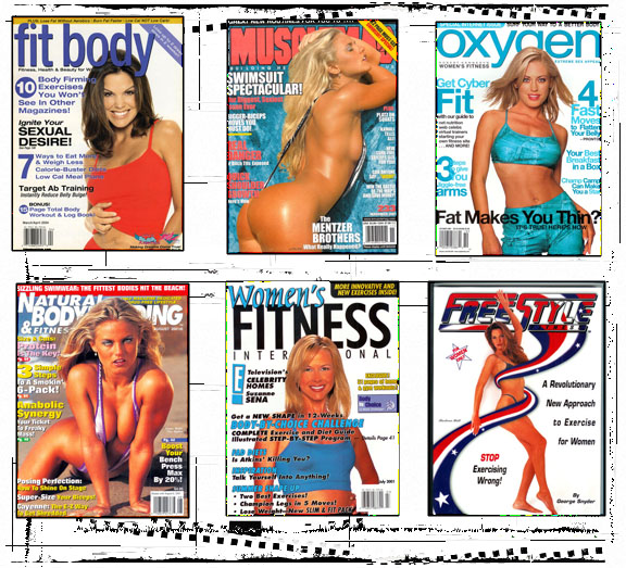 fit body muscle mag oxygen women's fitness covers