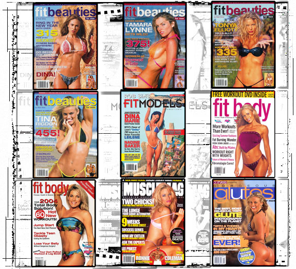 fitness magazine covers and american curves cover